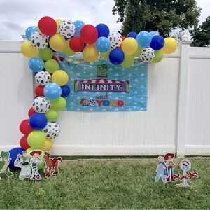Two Infinity and Beyond BDay decorations